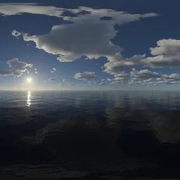 HIghsky morning sunshine