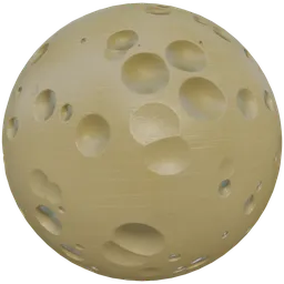 Realisitc chesse with holes