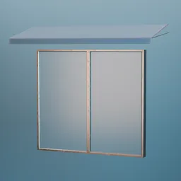 Door and shade