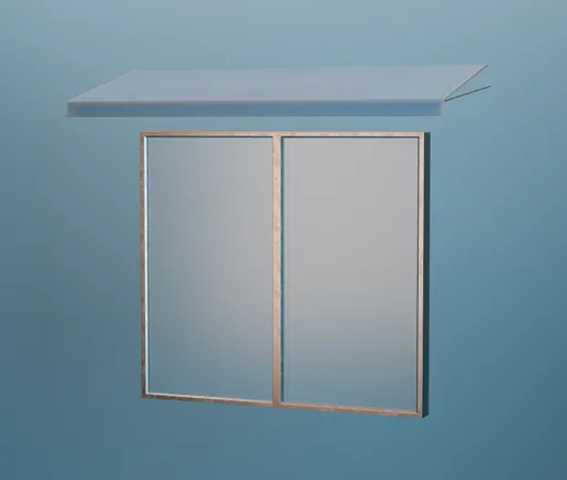 Door and shade