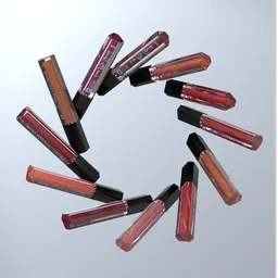 Lipstick circular array animation