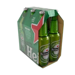 "Get a realistic Heineken Pack 3D model for Blender 3D. Perfect for scenes with a man enjoying a cold beer in ambient lighting and dynamic cloth simulation effects. Created by Ben Enwonwu with 3Dcoat h 648 software and curated by the trending interfacelift community."
