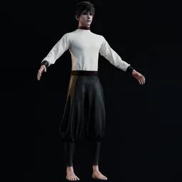 Stylized Fantasy Male Character