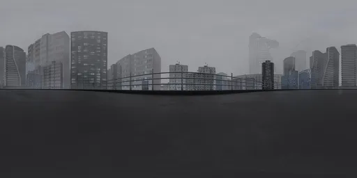 Cloudy Cityscape Panorama HDRI
