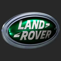 LAND ROVER Logo 3d model
