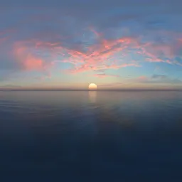 Large Sun Sunset Sky