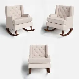 Upholstered Rocking Chair