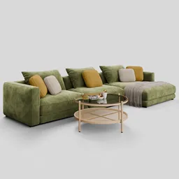 Sofa Damian Corner Velvet