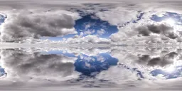 Infinite Real Sky - White Puffy Clouds