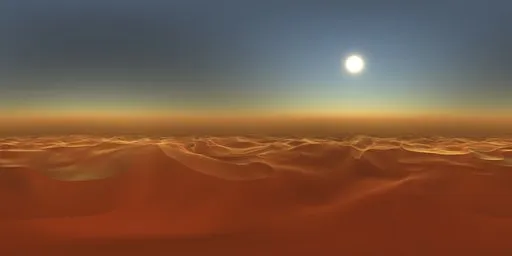 Mars Dunes Day Light
