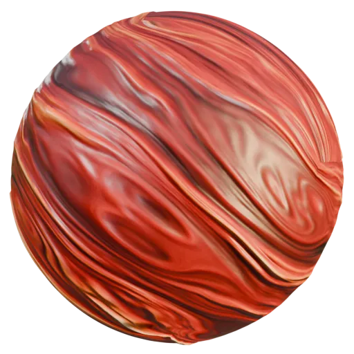 Realistic alien body PBR material for Blender 3D, with detailed muscle and tissue textures for FX modeling.