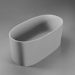Ceramic bathtub MS01 A