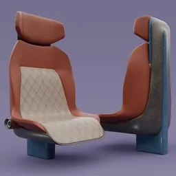 Concept styled car seat