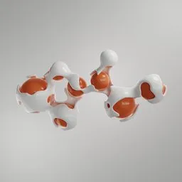 Dynamic Metaballs animation in a 3D outdoor scene with fluid shapes and vibrant colors.