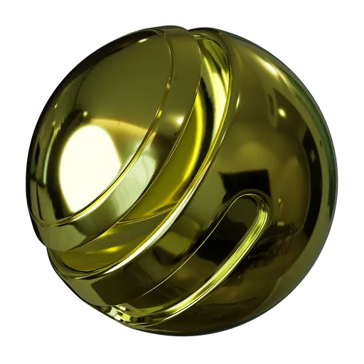 Light Polished Gold Metal