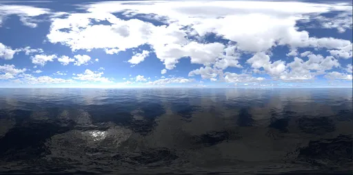 Bluesky cloud morning