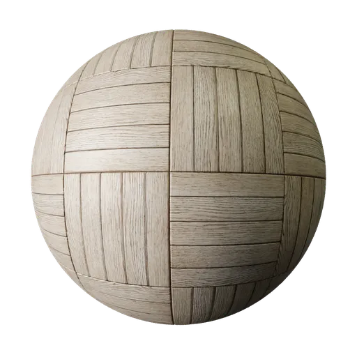 High-quality light oak parquet 2K PBR texture for realistic 3D rendering in Blender and other software.