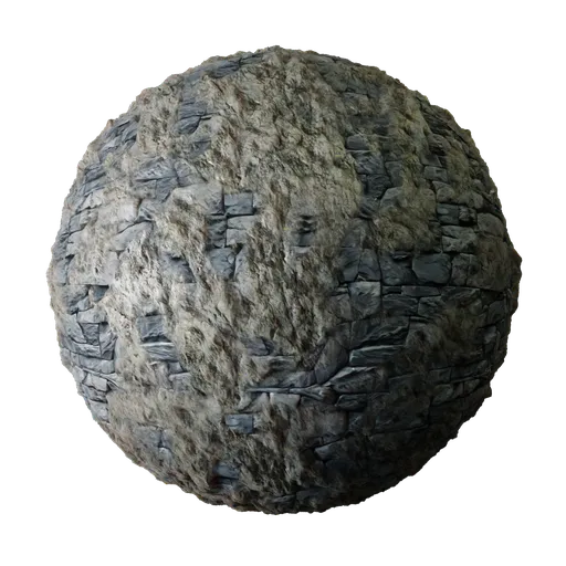 Eroded Stone Wall