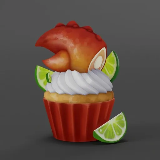 Handpainted Stylized Cake Model