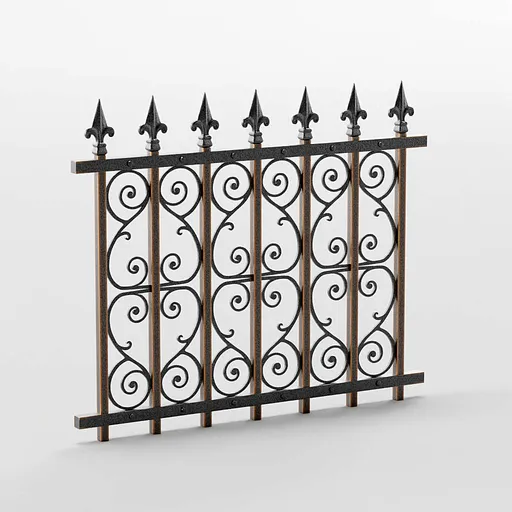 Railings Fence Fleur-de-Lis