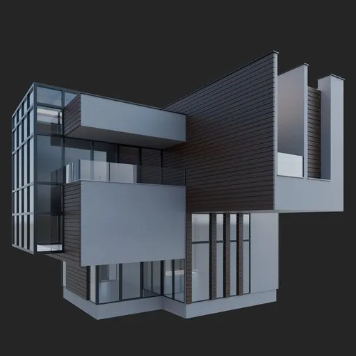 Modern Wooden House