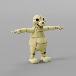 Lion Foam Costume IK rigged