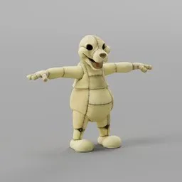 Lion Foam Costume IK rigged