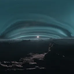 Sci-fi Rocky Planet Landscape