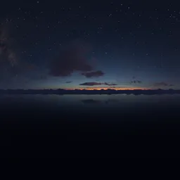 Night Twilight Sunset Sky Landscape