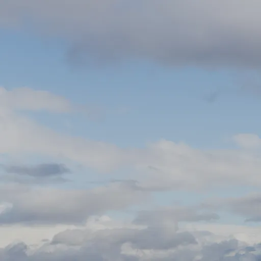 Blue Cloudy Sky Backdrop 3