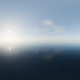 Cloudy Ocean Sky HDRI
