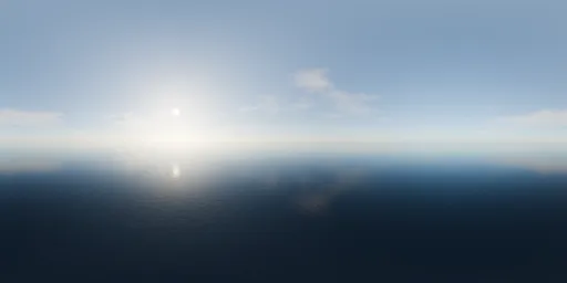 Cloudy Ocean Sky HDRI