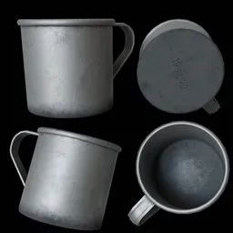 Military Tin Mug