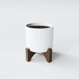 Modern Flower Pot Plant