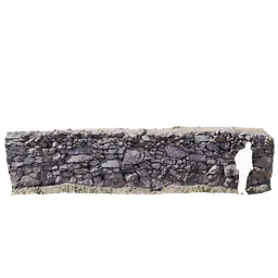 "Enhance your Blender 3D environment with the photorealistic Dry Stone Terrace Wall PBR Scan. Enable the displacement and subdivision modifiers for heightened detail. Perfect for creating realistic outdoor scenes."