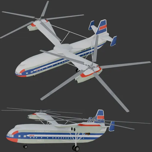 Helicopter Mil V12