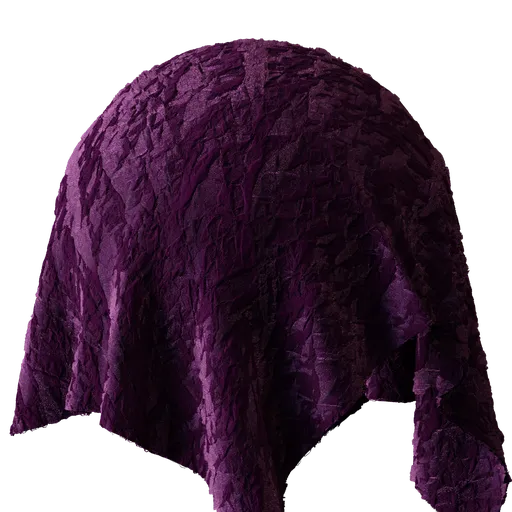 Crushed Light Purple Velvet