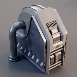 Sci-Fi Rounded Pipe Joint