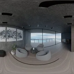 Modern Minimalist Penthouse Suite