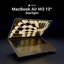 Apple 13" MacBook Air M3 (Starlight)