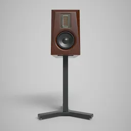 Hi-Fi Monitor Brown Wood