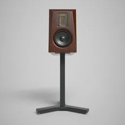 Hi-Fi Monitor Brown Wood