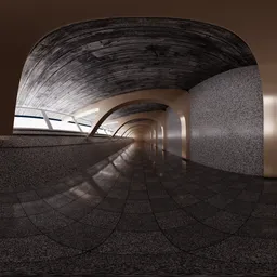 Interior Hall way 20k HDRi