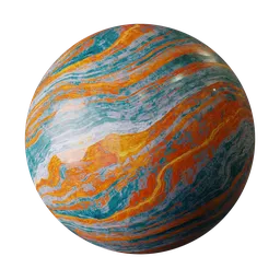 Vibrant Marble Agate Texture