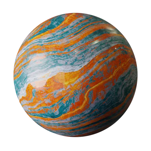 Vibrant Marble Agate Texture