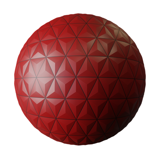 Pyramid Red Tiles | FREE 3D tiles materials | BlenderKit