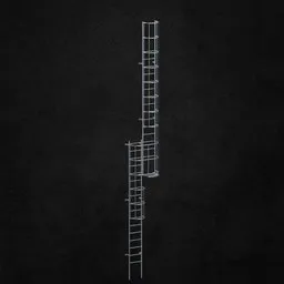 Exterior ladder