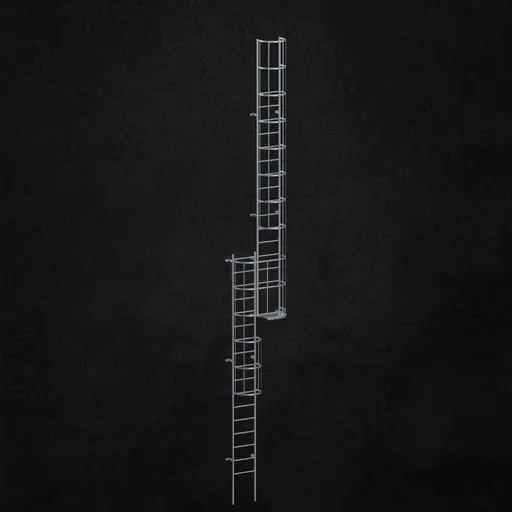 Exterior ladder