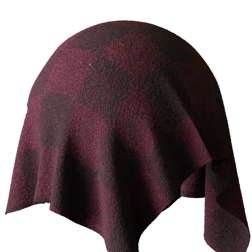 Magenta Checkered Carpet