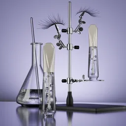 Mascara creative shot eyelashes